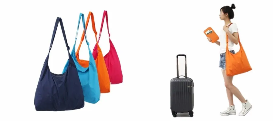 SAFEBET-Korean-Monolayer-Swagger-Bag-Got-Out-  Shopping-Foldable-Waterproof-Shoulder-Bag-Rain-Handbags-Cover-Storage_conew2